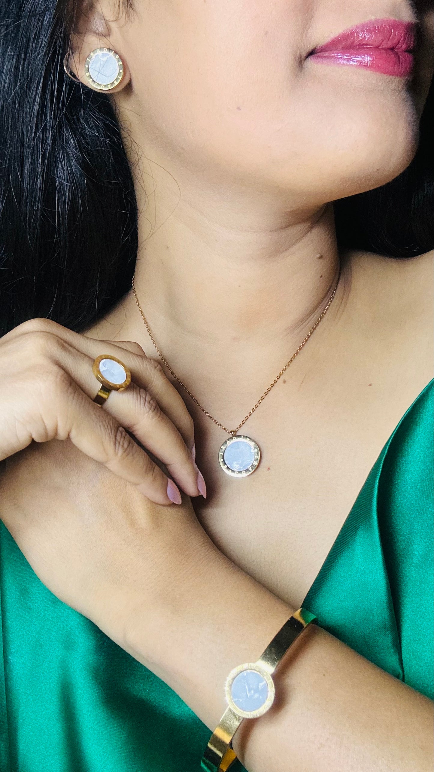Charm Pendant(With Ring & Bracelet)