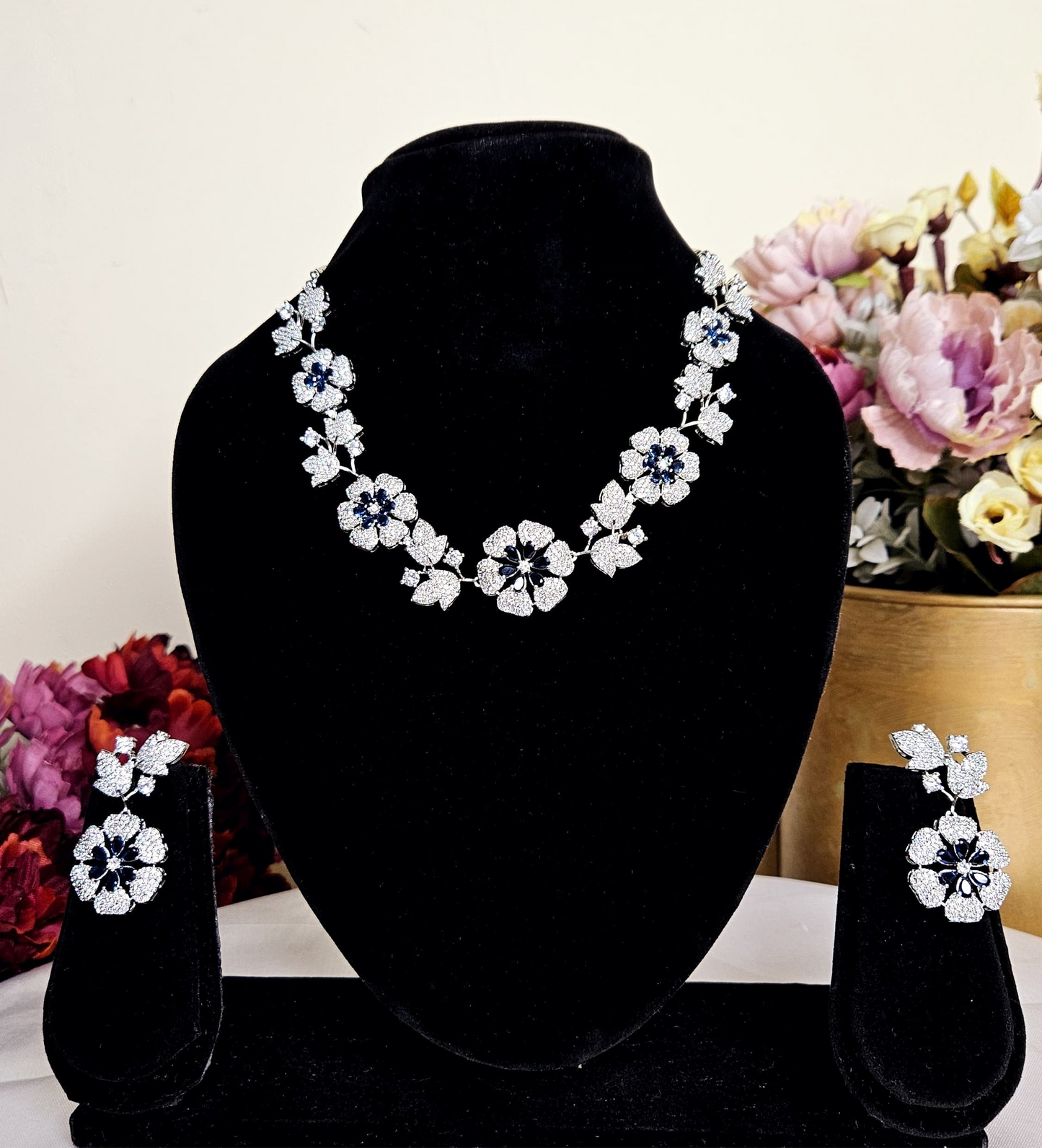 Radiance Blue Stone Necklace