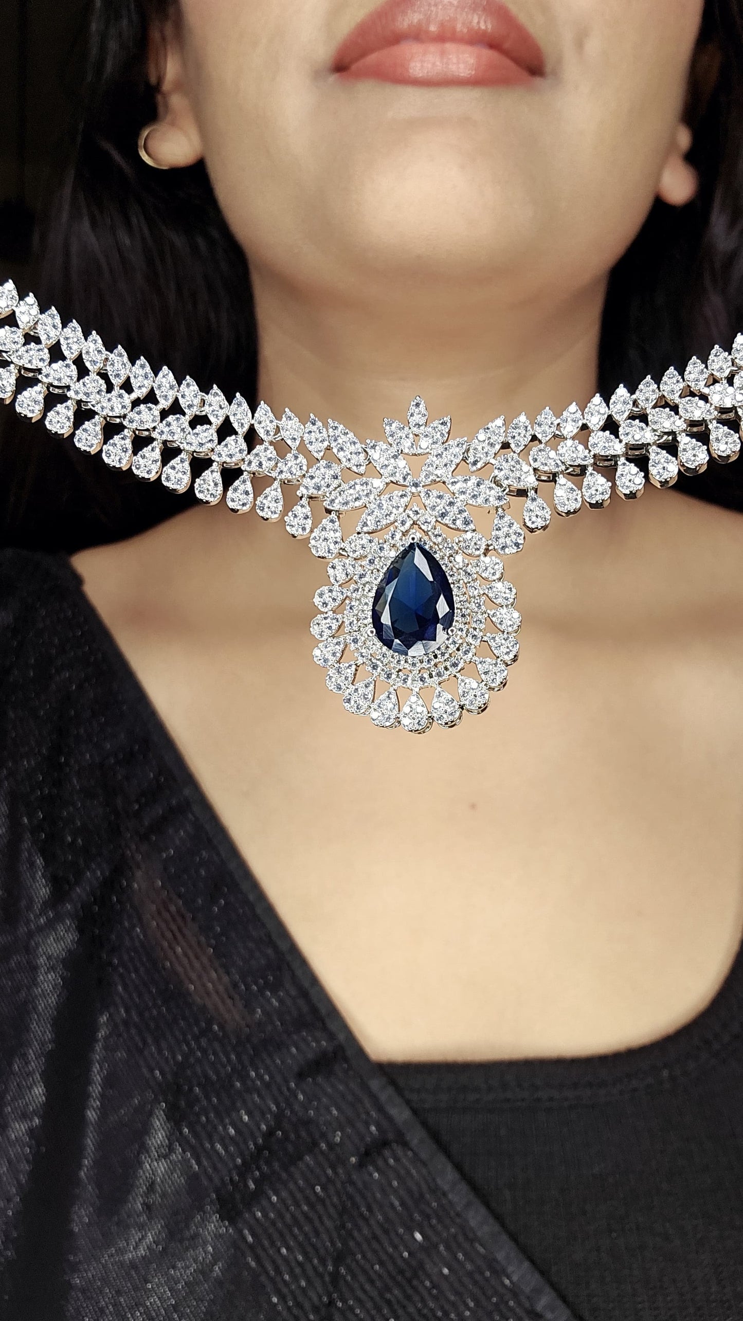 Eternity Elegance With Sapphire Studded Set