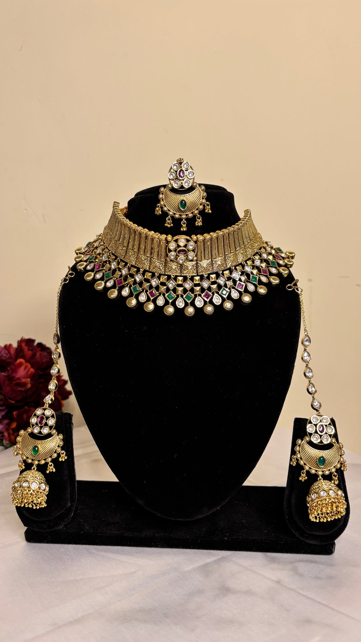 Saanjh Choker Set(With Maangtika)