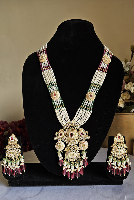 Swarn Moti Long Necklace