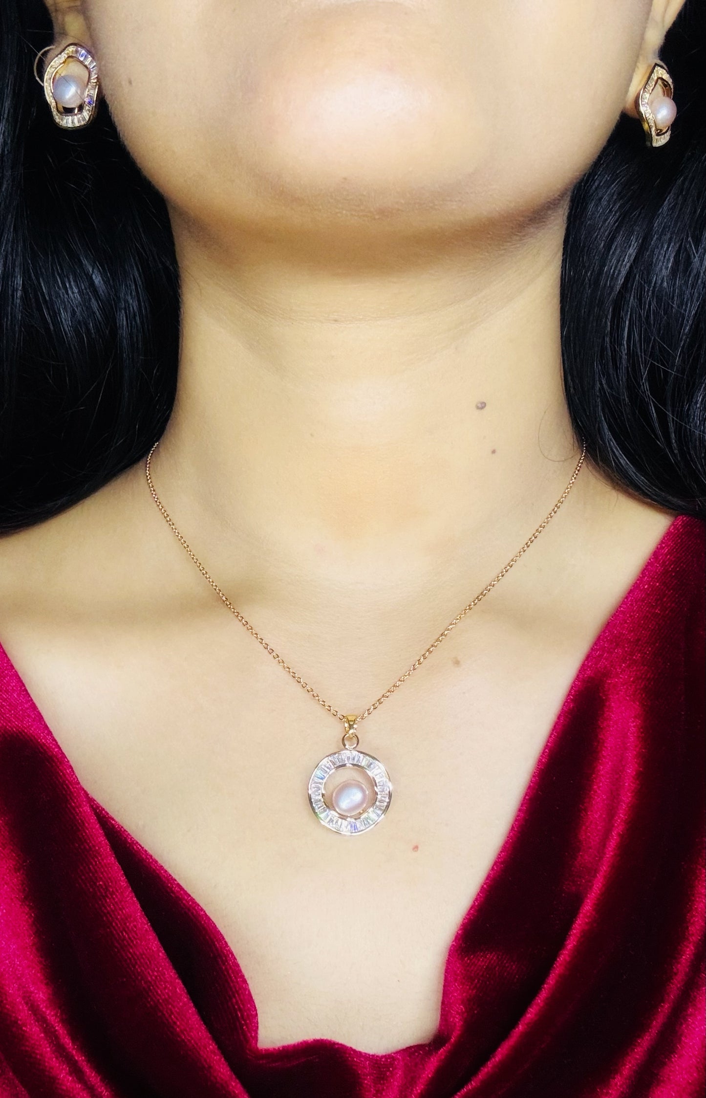 Round Freshwater Pearl Pendant