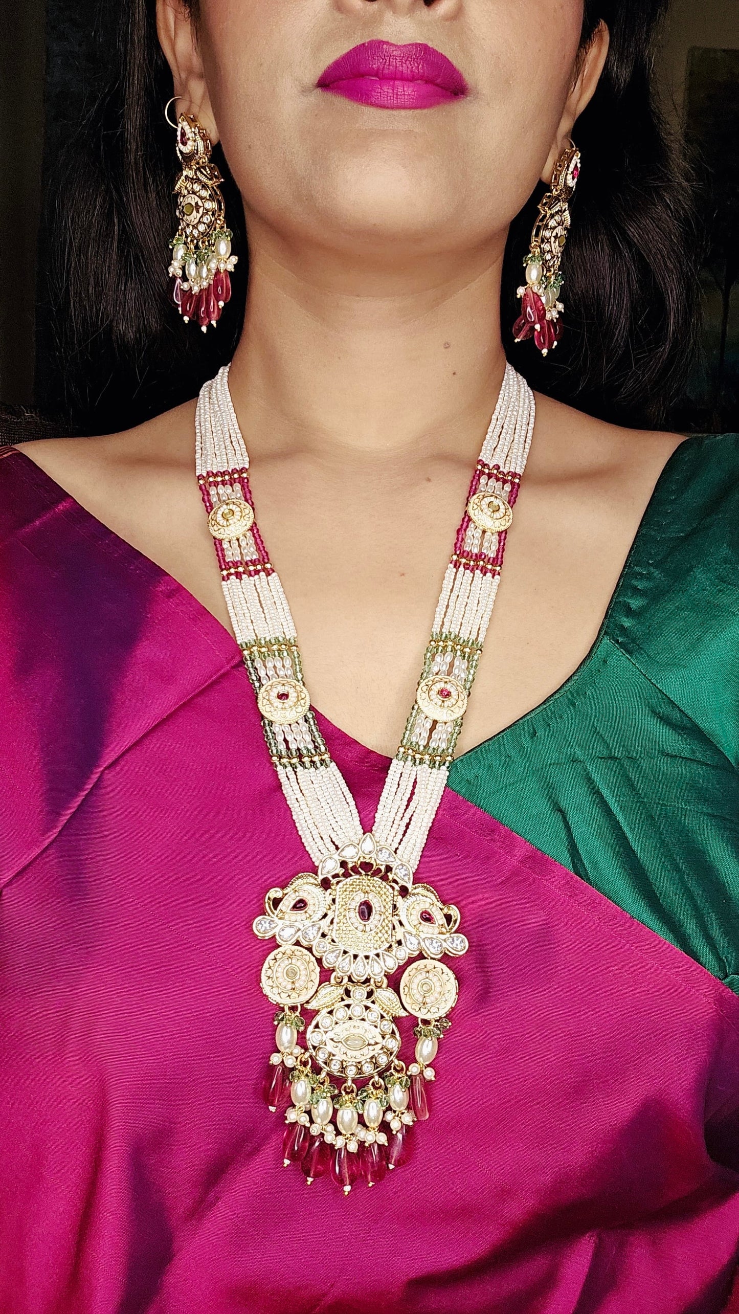 Swarn Moti Long Necklace