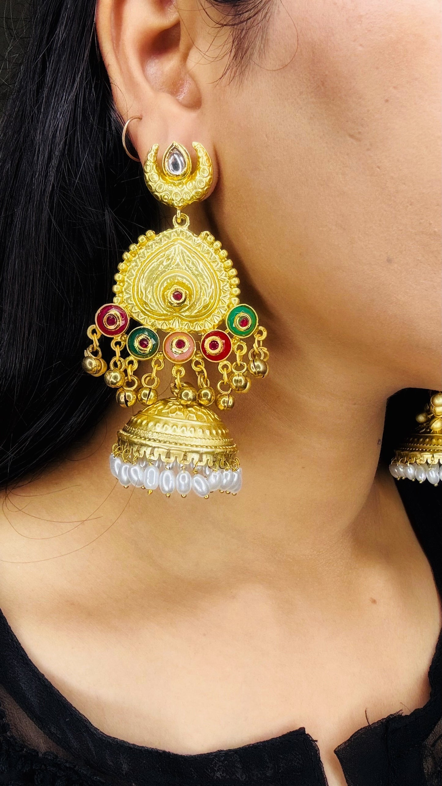 Chandbali Jhumka
