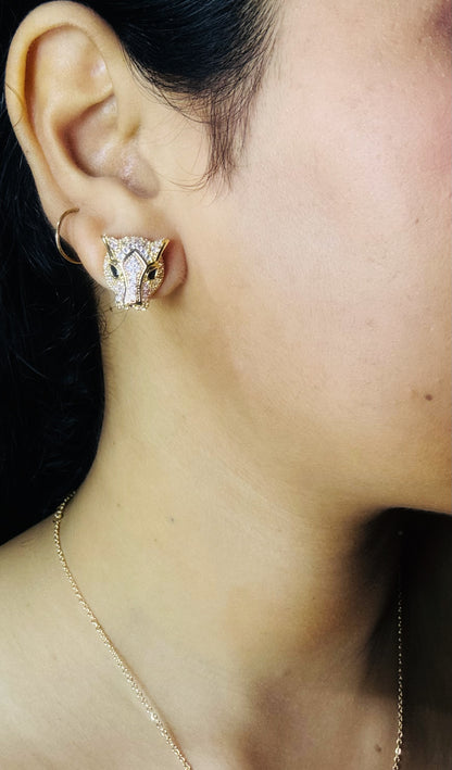 Stone Studded Jaguar Pendant