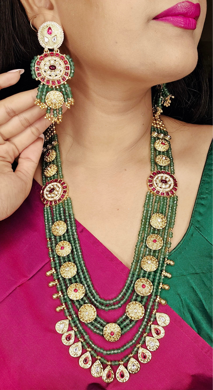 Rani Haar- Green Stone Neckalce
