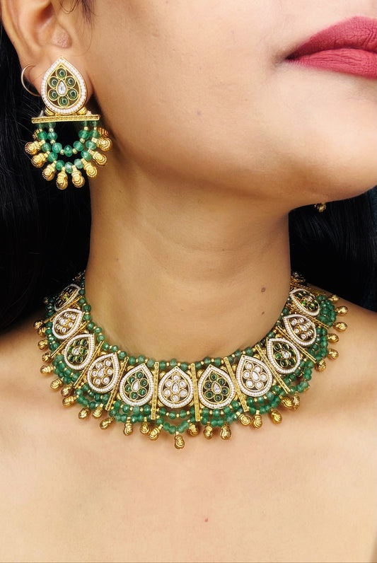 Akshara Pear Jewellery Set
