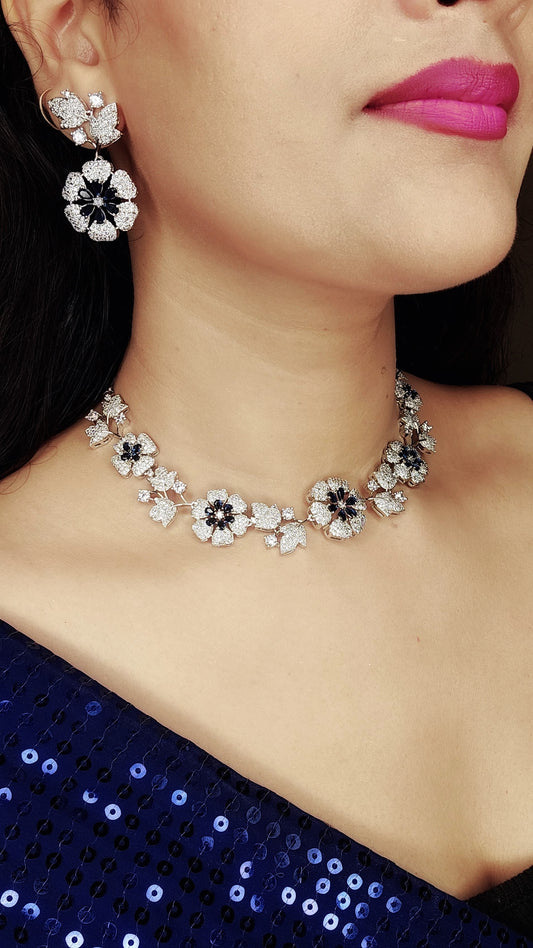 Radiance Blue Stone Necklace